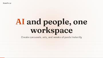 AI and people, one workspace